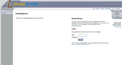 Desktop Screenshot of hockeyservice.de