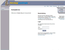 Tablet Screenshot of hockeyservice.de